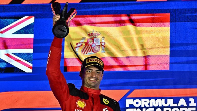 Sainz thắng trường đua Singapore Sainz thắng trường đua Singapore